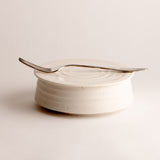 Box or duo of bowl and plate STRACCIATELLA